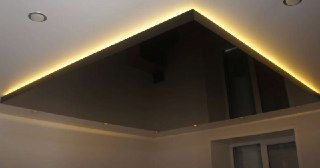 Натяжной потолок с подсветкой Шатура, цена от 2134 руб.