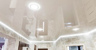 Натяжной ПВХ потолок Шатура, цена от 2134 руб.
